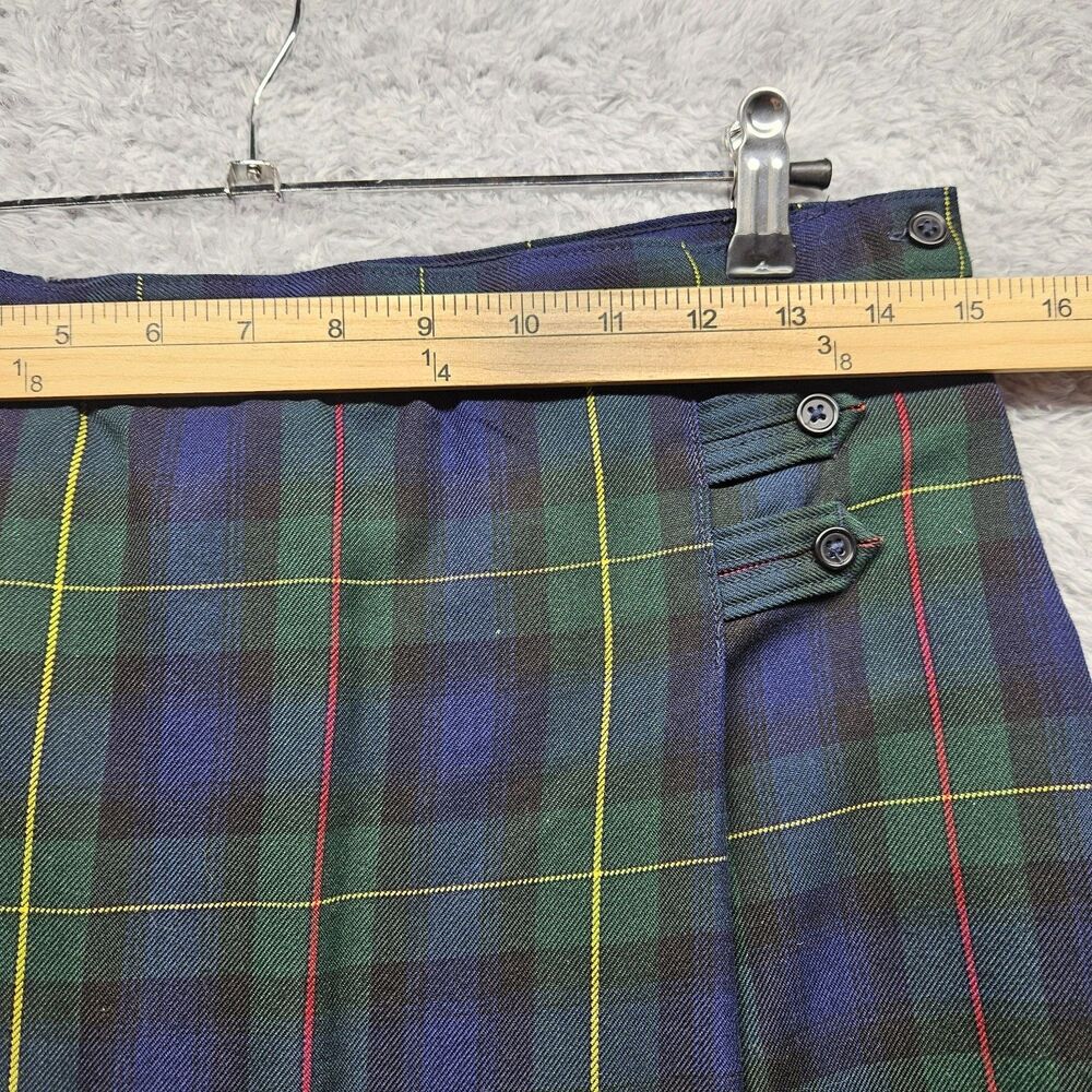 Lands End Womens Uniform Skirt Size 6 Plaid Knee Length School Girl Academia - Picture 6 of 11